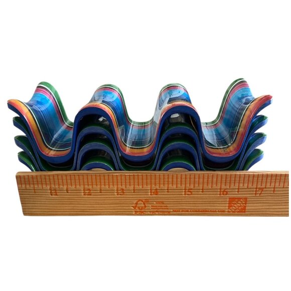 Prepara Set Of 4 Taco Holder Stands Melamine Fiesta Colors New No Tags - Picture 5 of 5